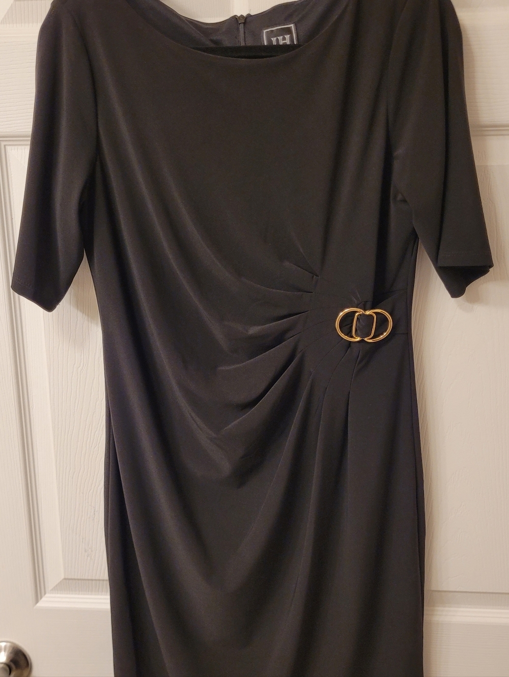 Jessica Howard Black Midi Dress Sz. 12P